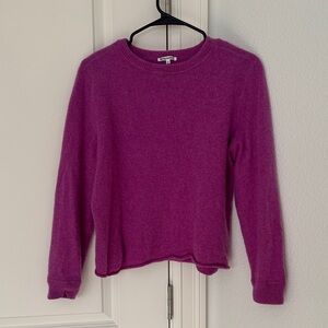 Reformation Magenta Knit Sweater